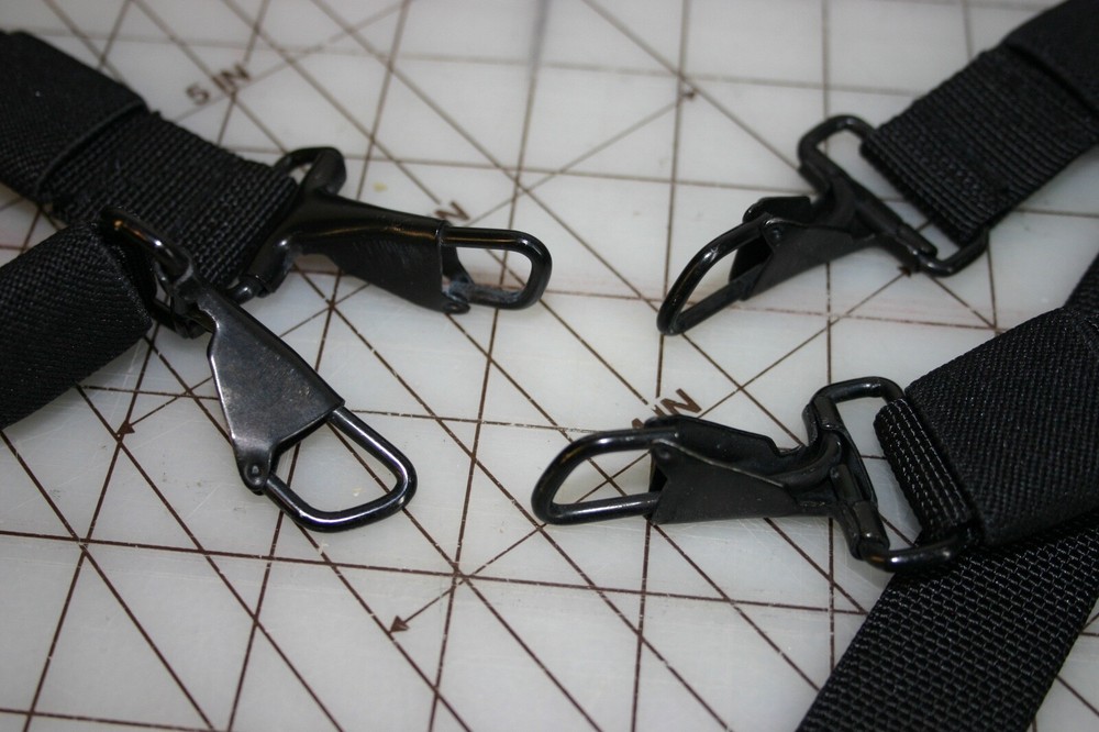 NWT, ROTHCO GI PLUS PACK SHOULDER STRAPS, BLACK