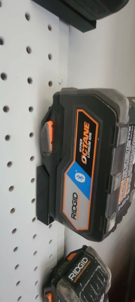 **2 Pack** Ridgid 18V Wall/Under Shelf Battery Holder Mount