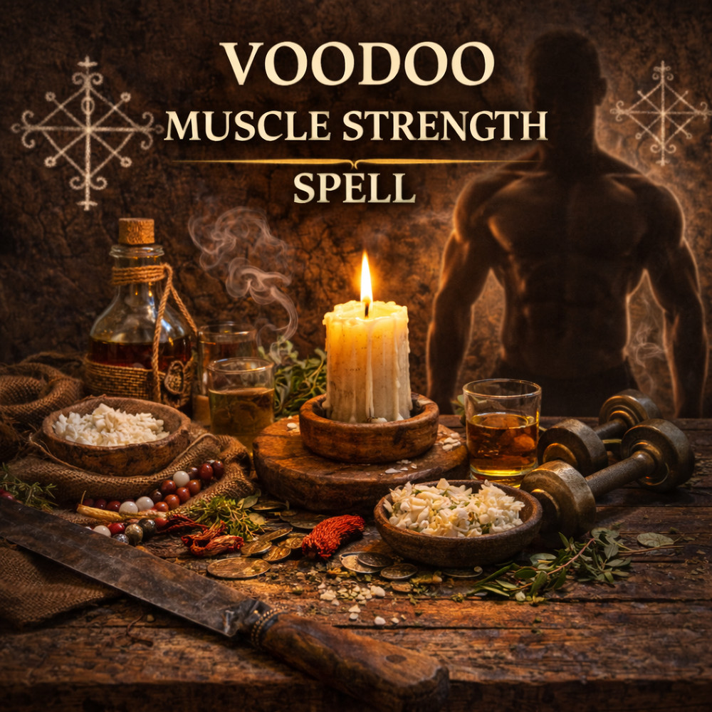VOODOO MUSCLE STRENGTH SPELL