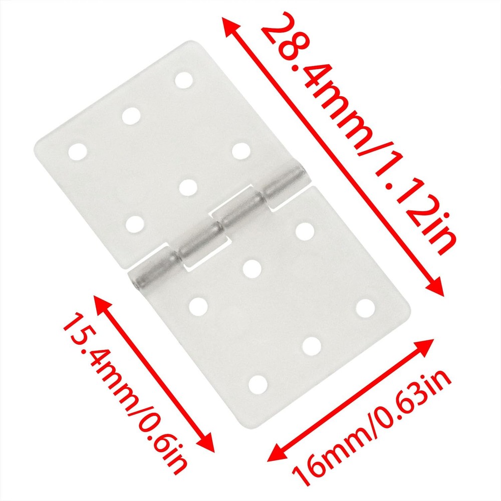 Miniature Nylon Hinge 25 PCS 16x29mm Small Plastic Fixed Wing Model