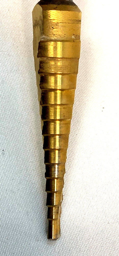 IDEAL ~ 35-511 ~ Step Drill 1/8" - 1/2" HSS ~ Titanium Coating