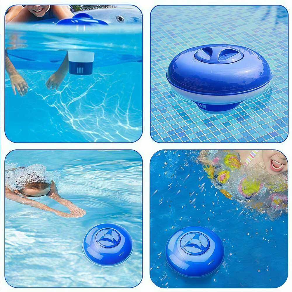 ABS Pool Chlorine Dispenser 1.5" Tablet Holder,Durable & Floatable Design