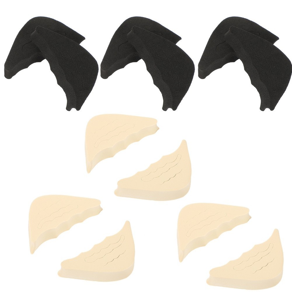 6Pairs Comfortable Shoe Toe Inserts Reusable For High Heels Flats