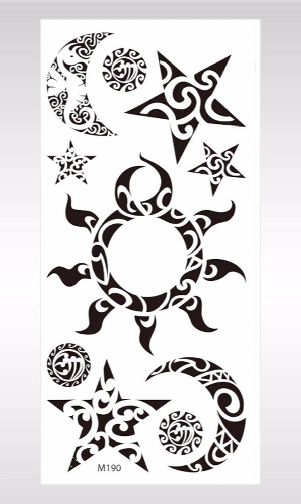 10 sheets Removable butterfly rose temporary tattoo