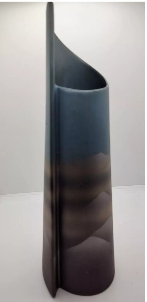 Vintage Tall Wrapped MCM Ceramic Vase