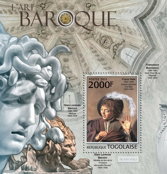 2013 TOGO  MNH. BAROQUE ART   |   Y&T Code: 635  |  Michel Code: 4657 / Bl.747
