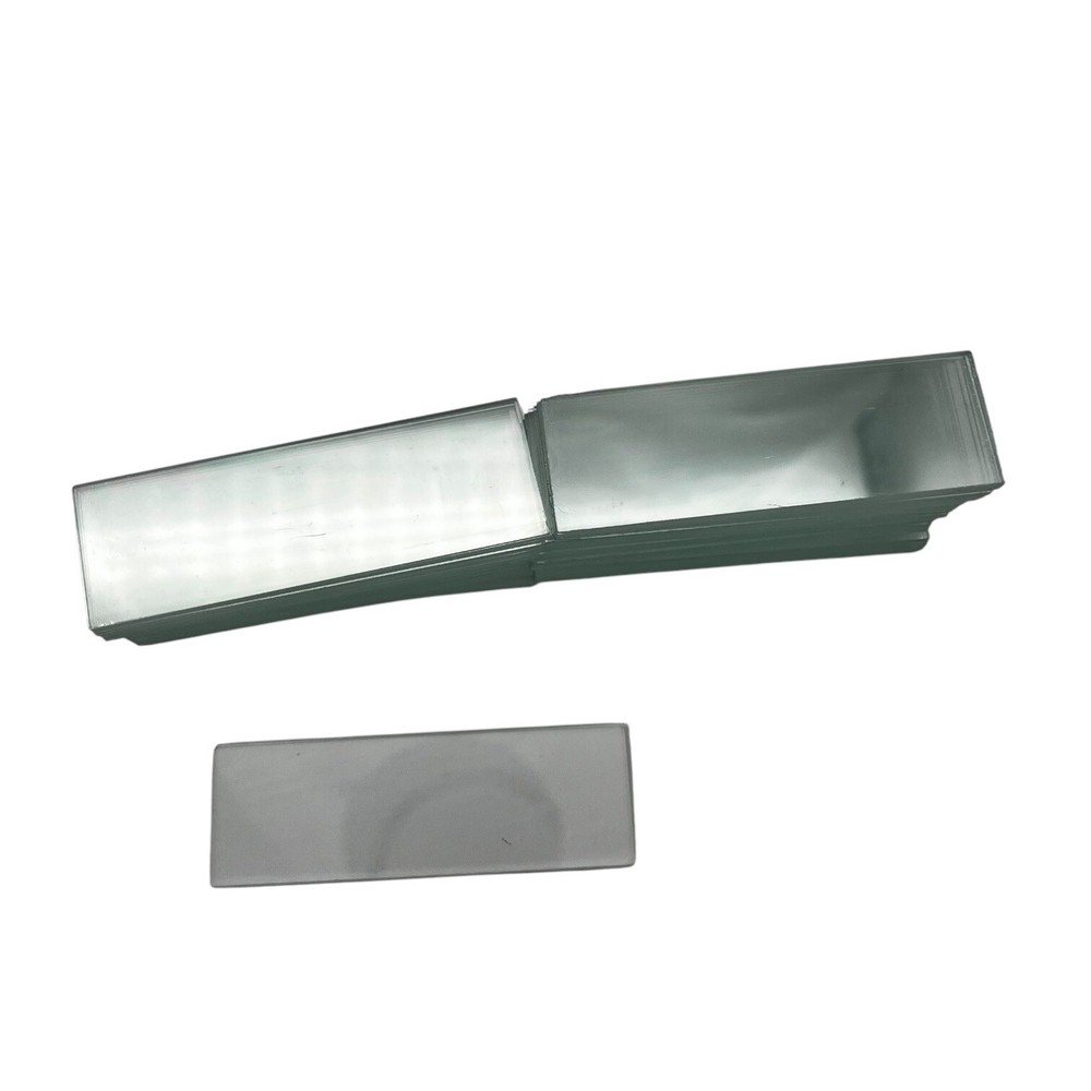 Blank Microscope Slides & Cover Glass For Laboratory Science Optical Microscopes