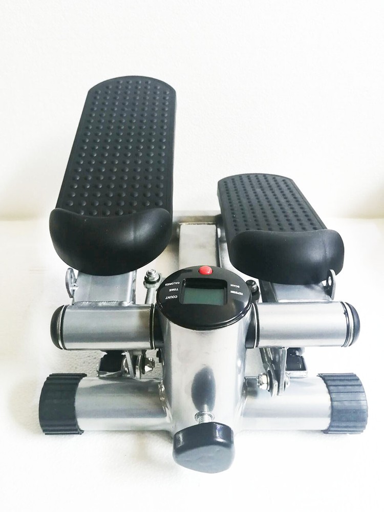 Adjustable Pressure Air Climber Stepper Exercise Machine with Resistance Bands a
