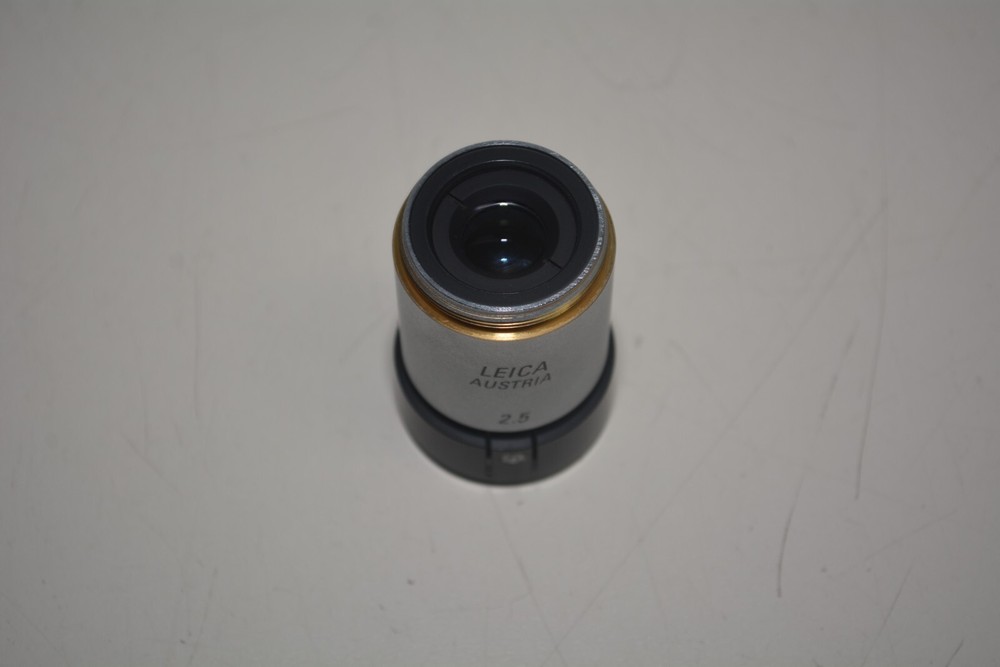 Leica Plan Fluor 2.5x/0.075 ∞/0 Microscope Objective #W3331