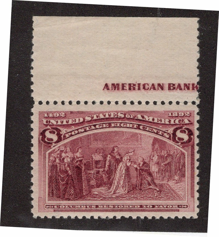 U.S. - 236 - Imprint Single - Fine/Very Fine - Never Hinged