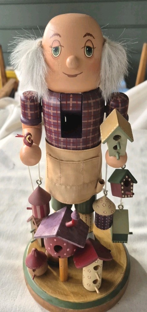 Vintage Birdhouse Maker 12 Inch Nutcracker Read