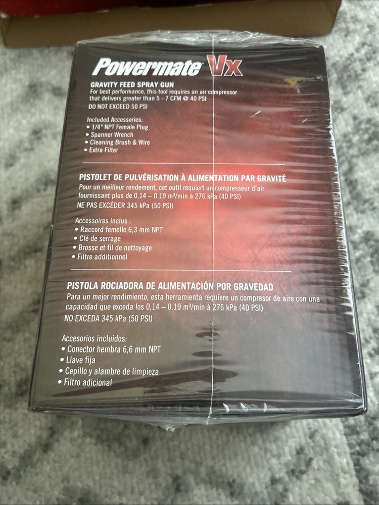 Powermate Vx Gravity Feed Spray Gun 010-0035CT