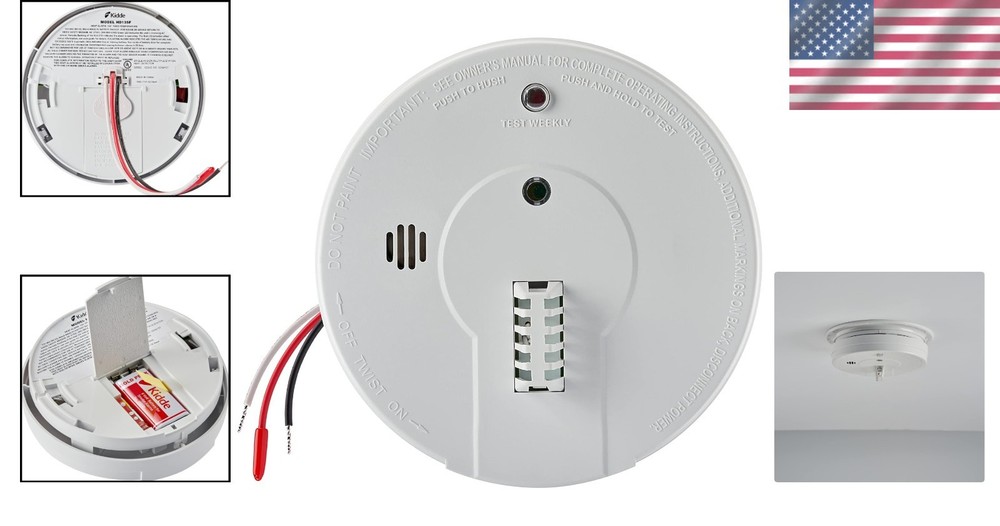 Interconnectable Heat Detector with Battery Backup - 24 Device Compatibility
