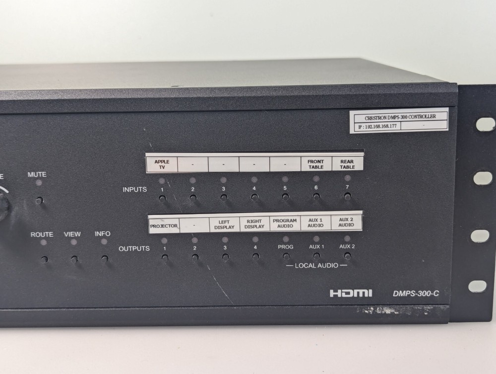 Crestron DMPS-300-C HDMI Digital Media Presentation System