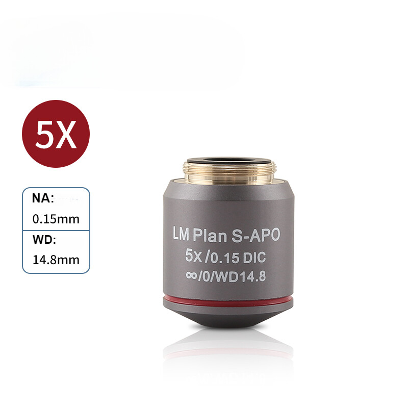 LM Plan S-APO 5X-100X Infinite Differential Interference Bright Field Objective