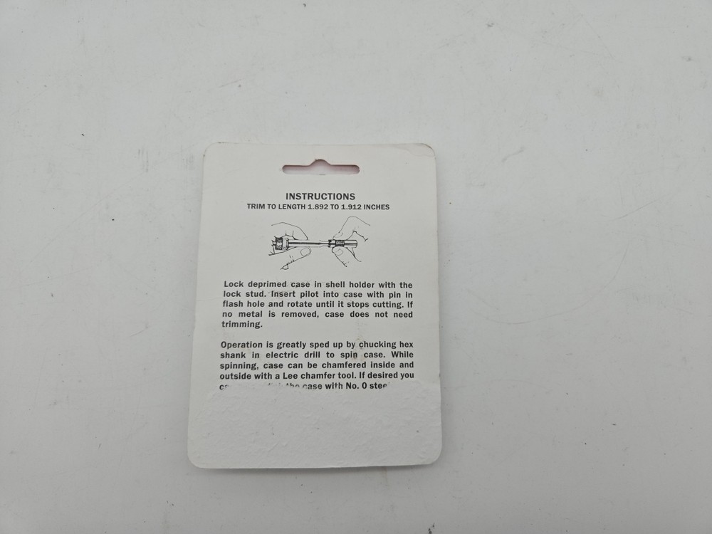 Lee 90221 Case Length Gauge & Shell Holder 22/250 Rem