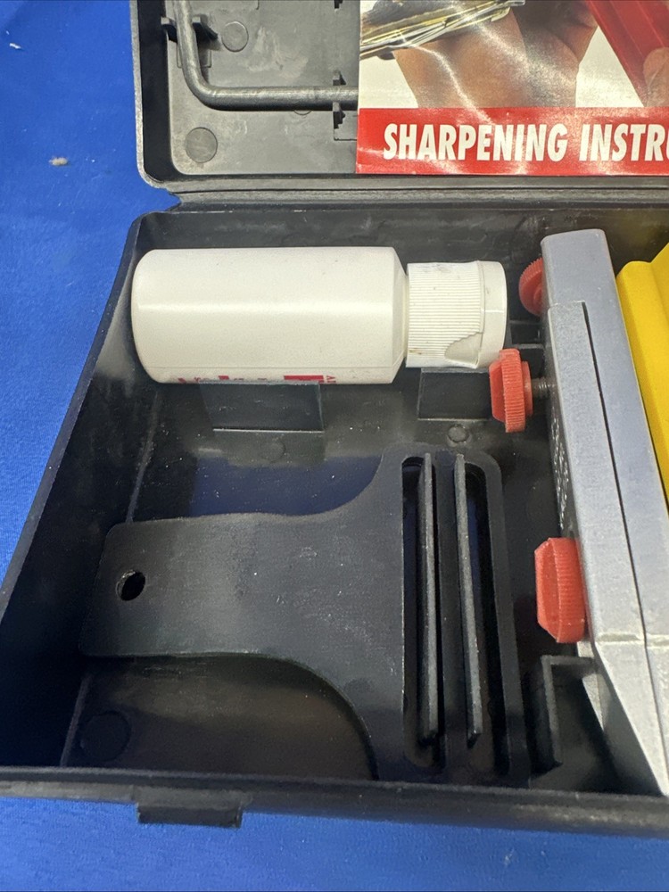 SMITHS Precision Sharpening Kit W/Hard Case Knife Sharpener Straight & Serrated