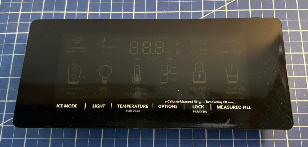 Kitchen Aid Refrigerator Freezer Dispenser Control Board  W11340158