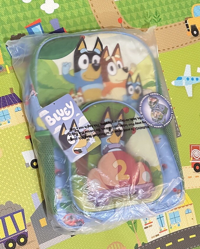 Bluey Backpack with Lunch Bag