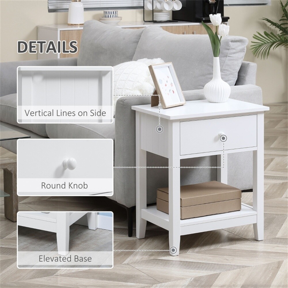 Bedside Table Works Well As A Side Table Sofa Side Table or End Table