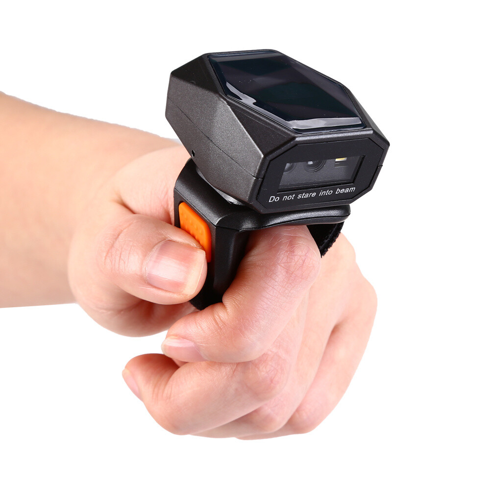 Eyoyo 1D 2D QR Code Finger Ring Scanner Wireless Wearable Barcode Scanner for PC