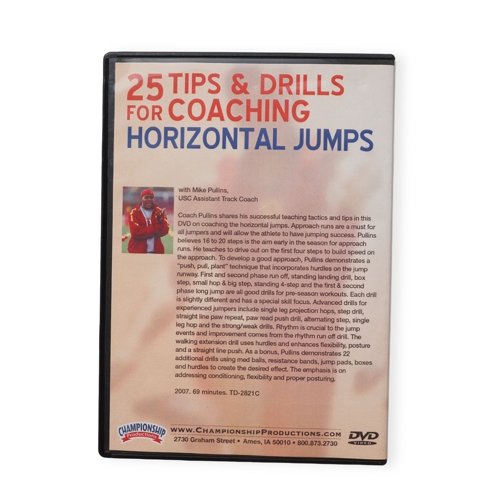 Championship 25 Tips & Drills for Coaching Horizontal Jumps DVD