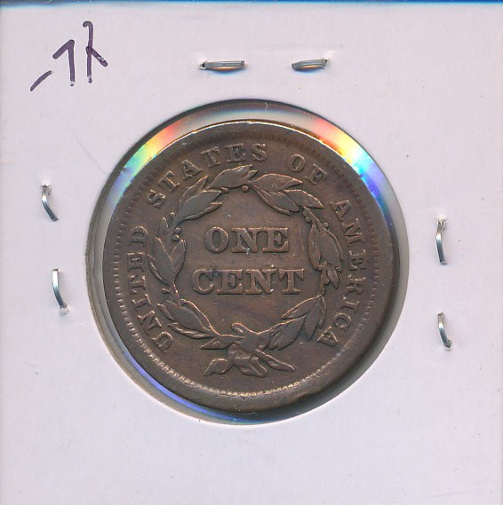 LARGE CENT 1842 - SMALL DATE - #3450