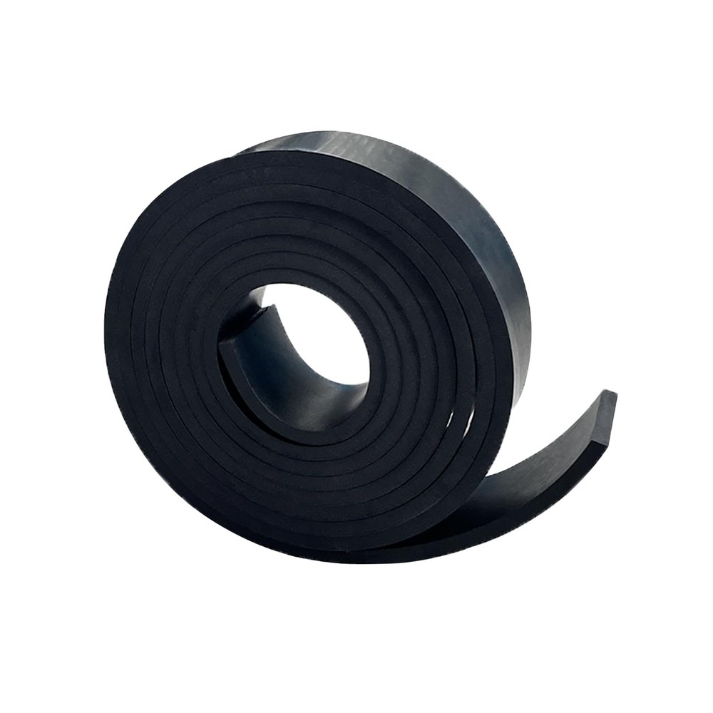 Solid Rubber Strip Roll, 1/4 .25 Thick x 2 Wide x 10 Long, DIY Gasket