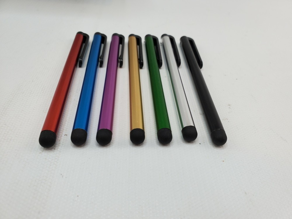 2 Pack Stylus for Android or iPhone touchscreen - Tablet - Various colors - New
