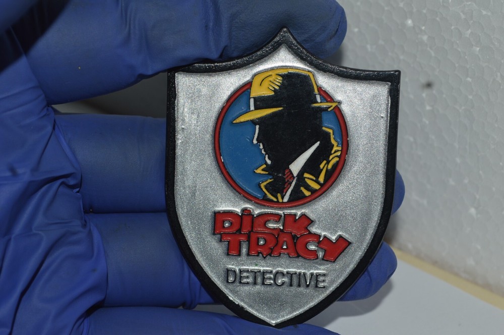 Dick Tracy Patrol Car Pullback Applause Plus Detective Badge Both Excellent Cond