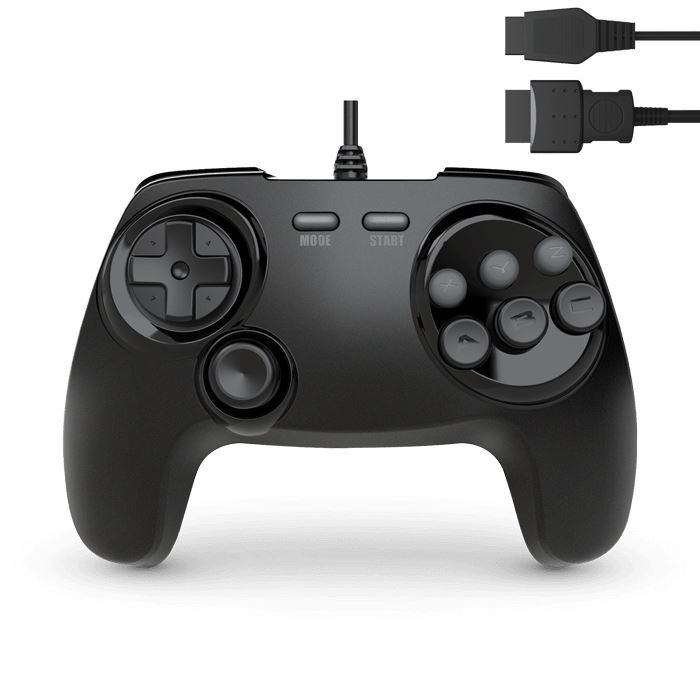 BrawlerGen 2-in-1 Controller for Sega Genesis / Saturn