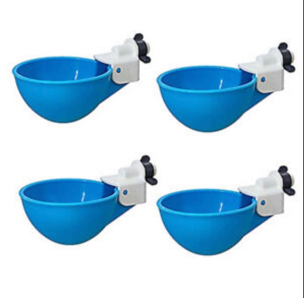 20 PCS Automatic Water Cups Poultry Drinker Waterer Chicken Ducks Quail Drinking