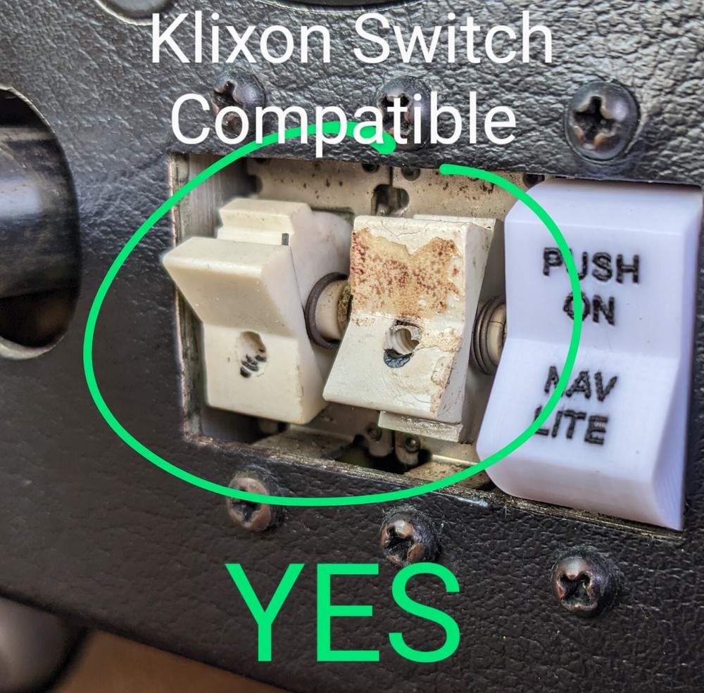 Nav Light Mooney Klixon Switch Cover