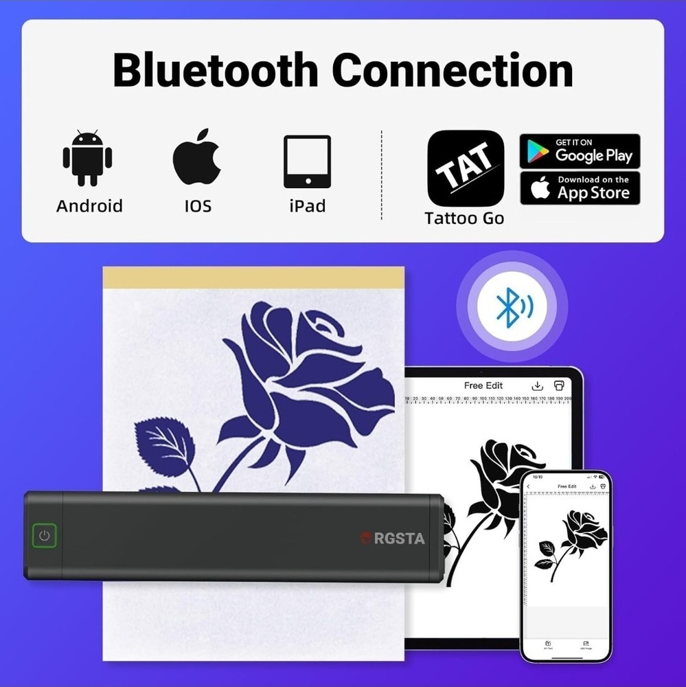 ORGSTA S008 Bluetooth USB Portable Thermal Copier for iOS Android Windows MacOS