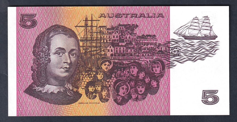 Australia R-209 a. (1985) Five Dollars - Johnston/Fraser. OCRB.. UNC
