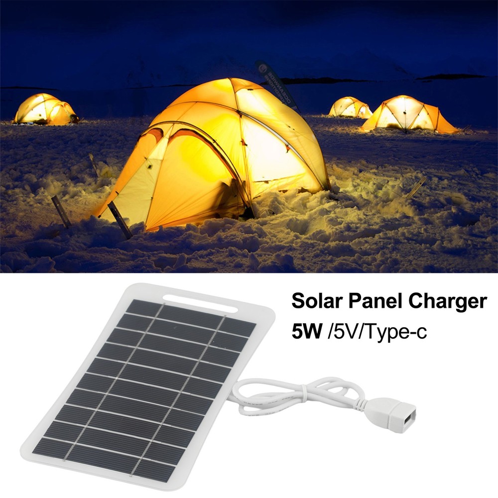Polysilicon Solar Panel Charger 5W 5V USB Output Small Size Applications