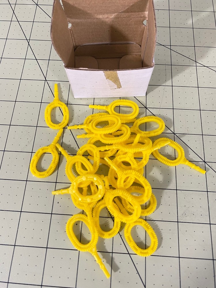 DJ Bubble Machine Party Effect Blower Plastic Inserts - Box of 25