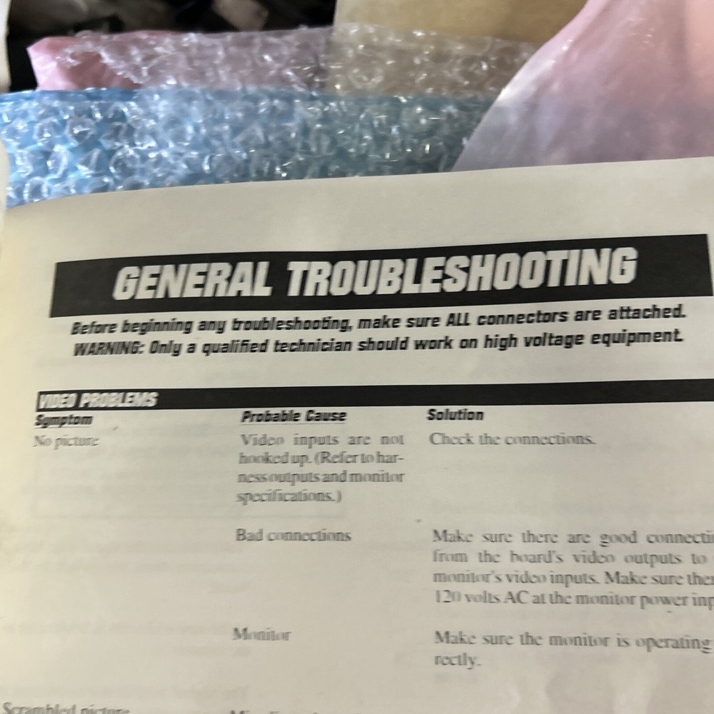 DRIVERS EDGE STRATA video game manual