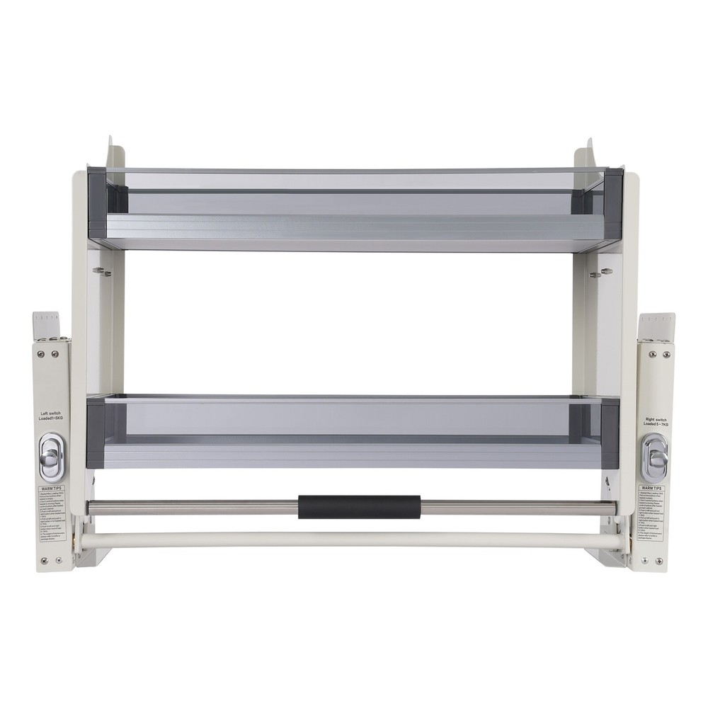 2-Tier Pull Down Shelf Upper Wall Cabinet Storage Organizer For 24inch Cabinet