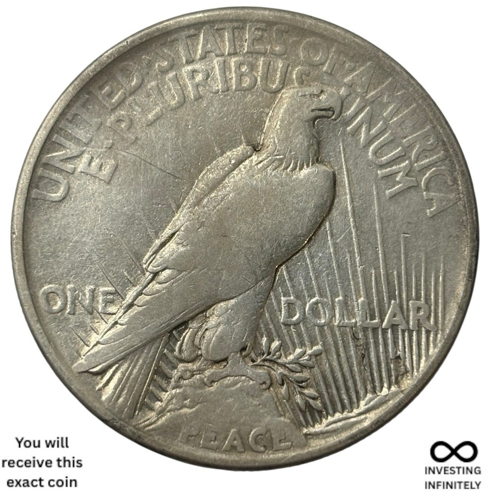 1921 Peace Dollar VG X-824