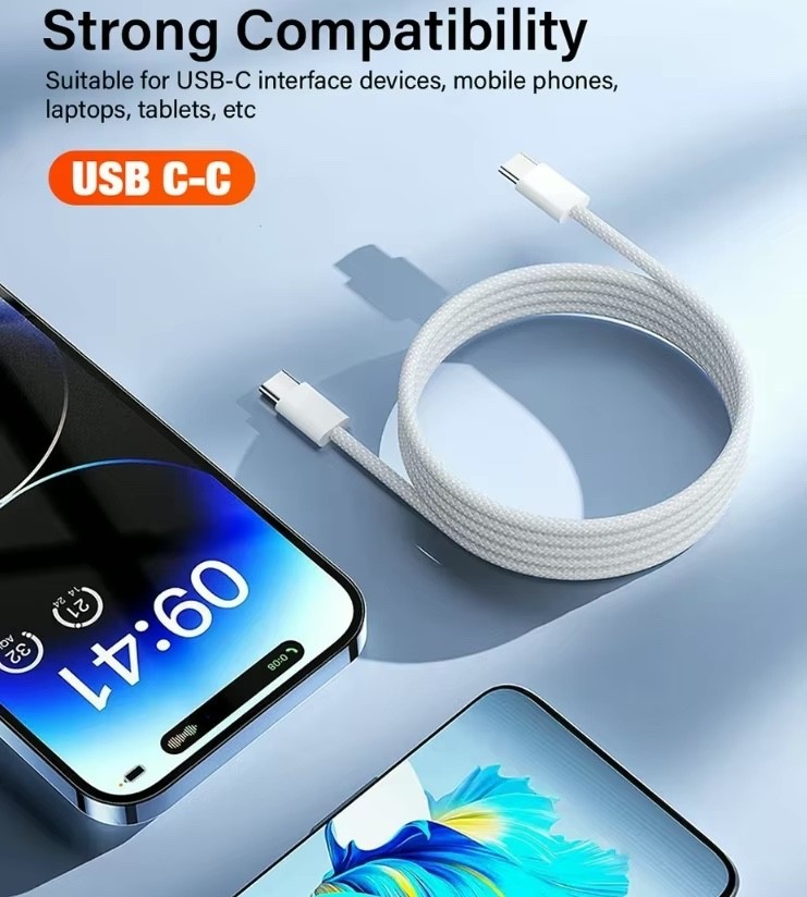 Apple 240W USB-C Charge Thunderbolt Fast Charging Cable Lightning Data Transfer