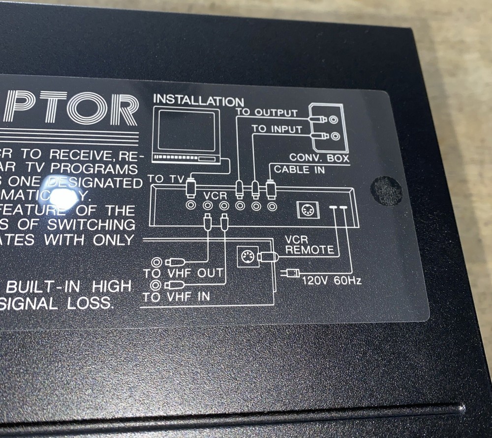 Panasonic CATV Adapter PV-CT2 - NEW