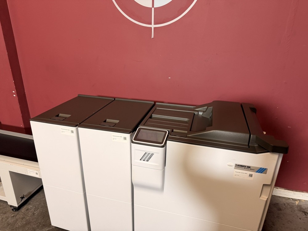 Plockmatic 500 bookletmaker extended Conveyor !Video!