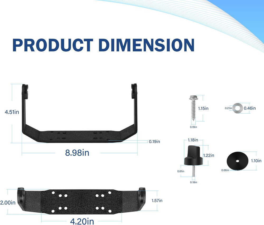 740149-1 Gimbal Bracket Mounting Bracket with Knobs Mounting Screws Fit for Heli