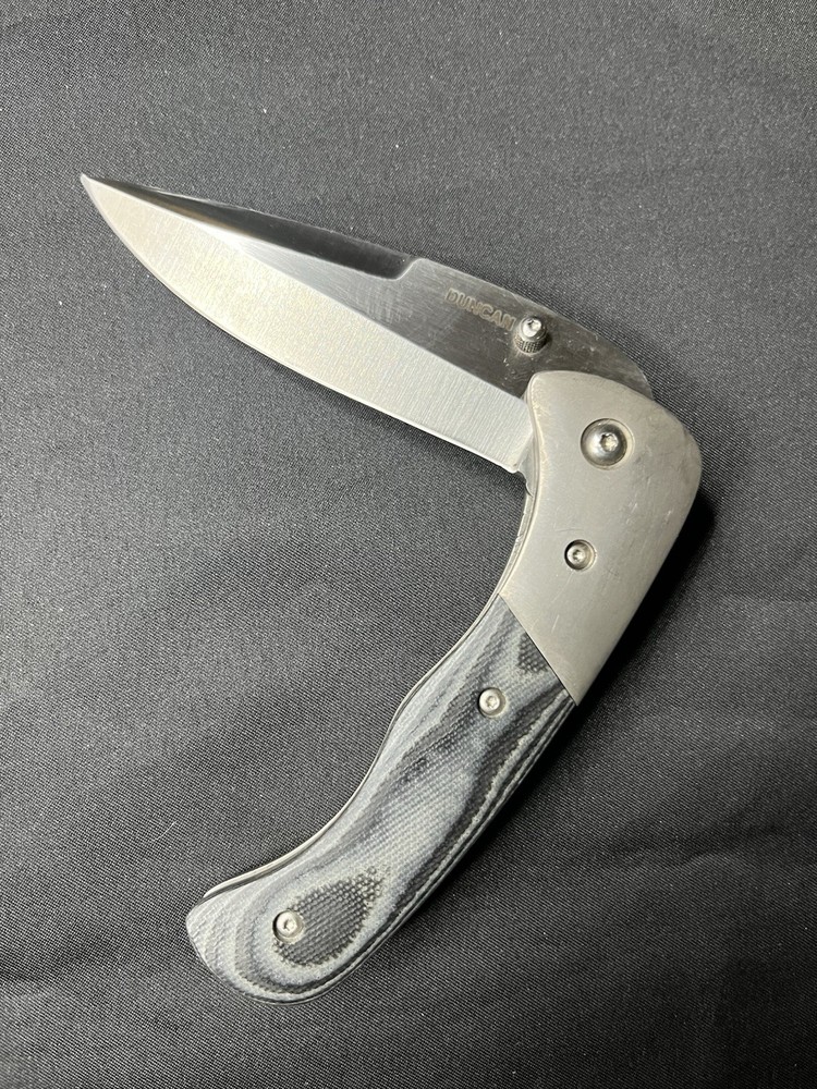 DUNCAN CUSTOM MICARTA KNIFE 4 1/4”