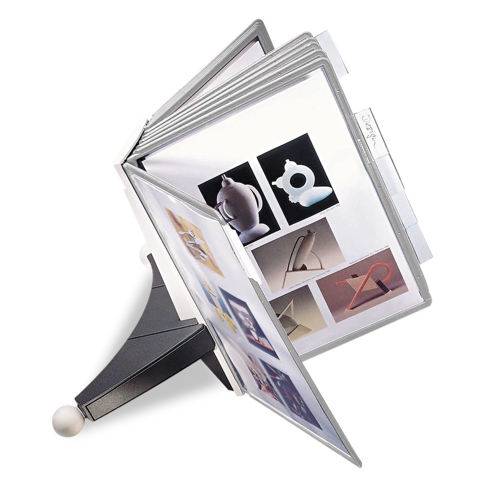 Desktop Reference System with 10 Double-Sided Panels - Letter-Size 8.5" x 11"...