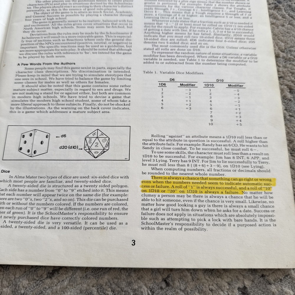Oracle RPG Alma Mater First Print 1982