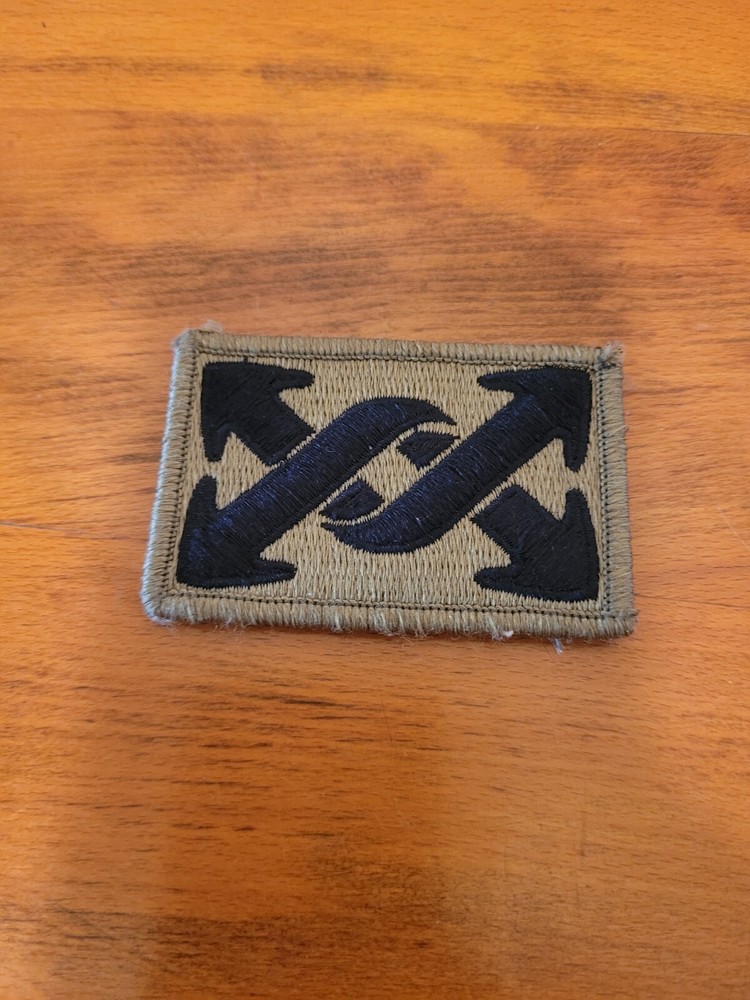 US Army 143rd Transportation Brigade Patch Loop Connector