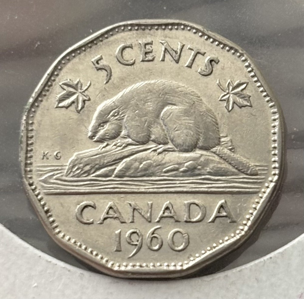 1960 Canada Five Cents 5