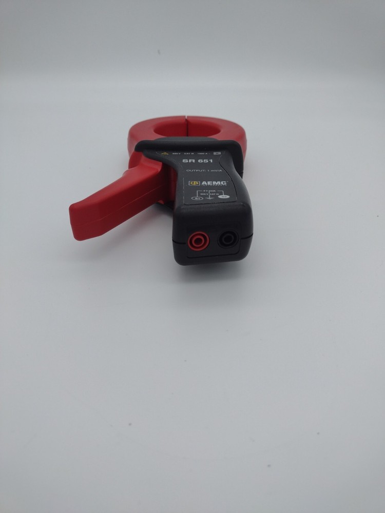 AEMC SR651 AC CLAMP / CURRENT PROBE 1000A (OUTPUT : 1mv/A) || TESTED